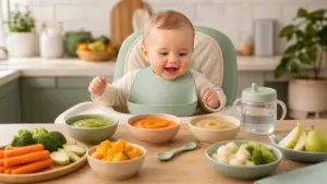 6 Aylık Bebek Beslenmesi Nasıl Olmalı? Örnek Menü kapak görseli