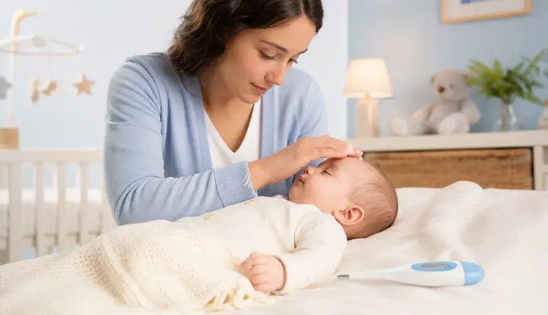 Bebeklerde Ateş Nasıl Ölçülür? Hangi Derece Tehlikelidir? kapak görseli