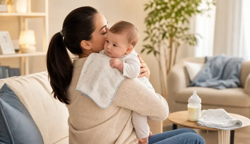 Bebeklerde Hıçkırık Neden Olur? Ne Zaman Geçer? kapak görseli