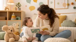 Bebeklerde Konuşma Gelişimi: İlk Kelimeler Ne Zaman Başlar? kapak görseli