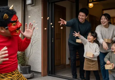 Japonya'da Setsubun Fasulye Atma Geleneği