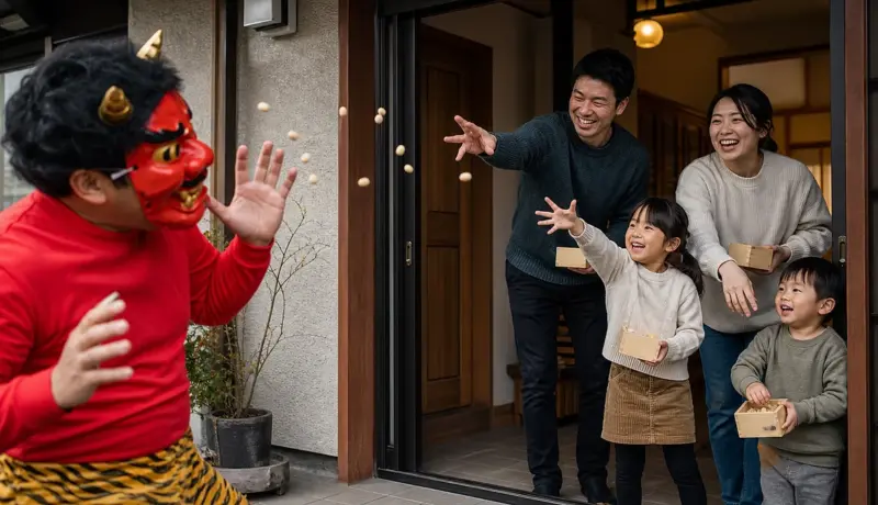 Japonya'da Setsubun Fasulye Atma Geleneği